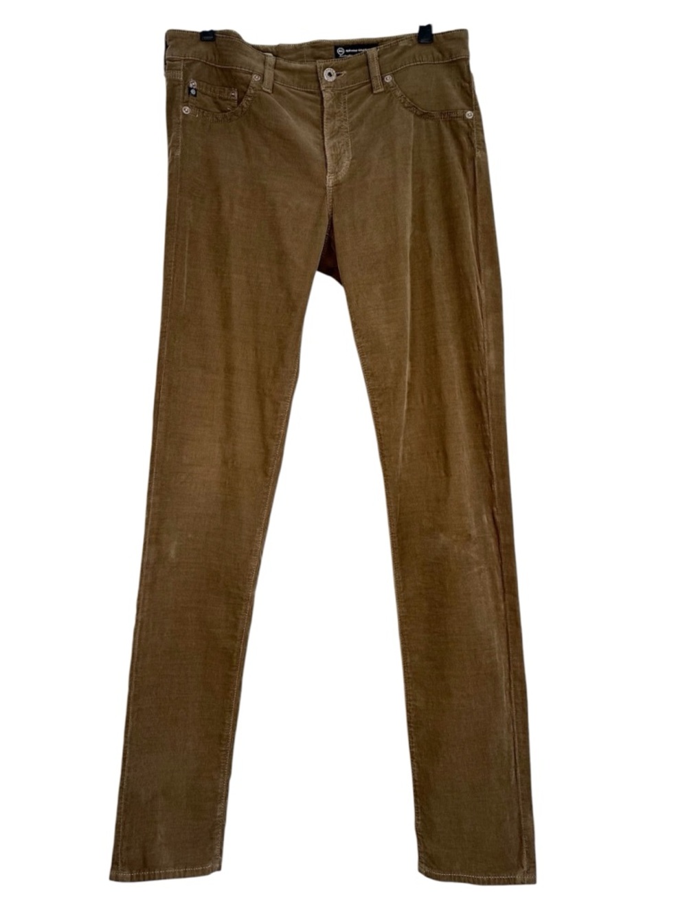 Ag Adriano Goldschmied Women's Skinny Corduroy Size 31 Olive Jeggings